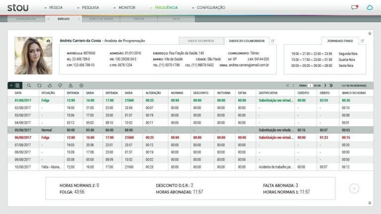 ifPonto 6 portfolio details 2 Frequencia Espelho 1 Master Tecnologias