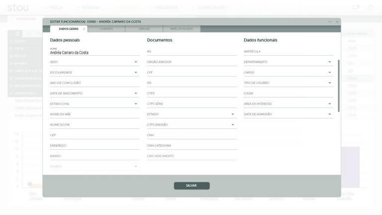 ifPonto 7 portfolio details 3 Opcoes Editar Funcionarios Master Tecnologias