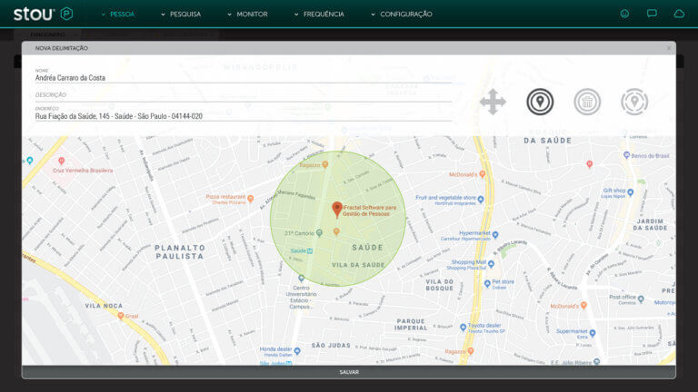 ifPonto 8 interface pessoa geo delimitacao Master Tecnologias