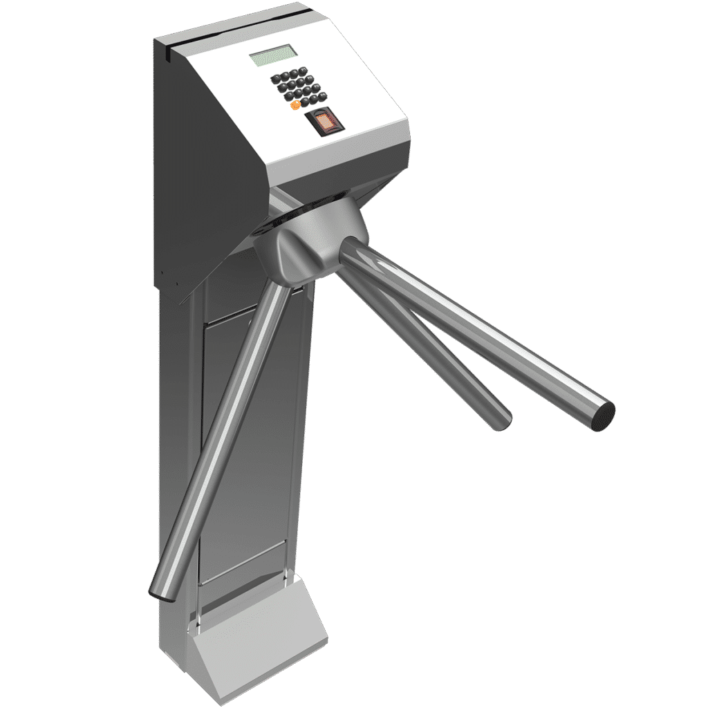 catraca pedestal inox 1 Master Tecnologias