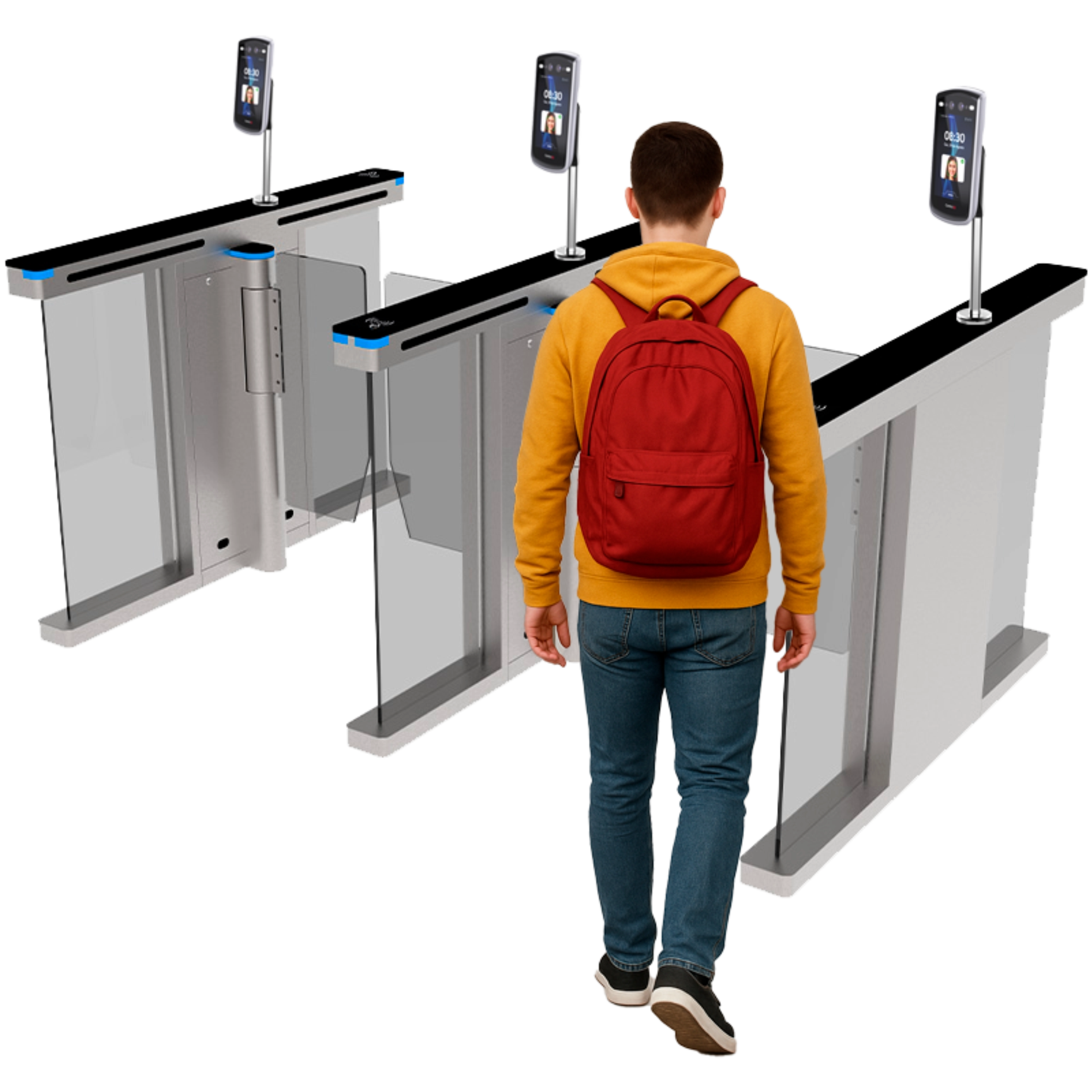 Controle de entrada e saida de alunos 2 Gestao de Presenca Escolar Master Tecnologias
